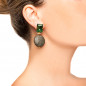 Preview: Emerald Snake Octagon Stecker