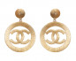 Preview: Vintage Chanel Jumbo Sunburst Icon hoop clips