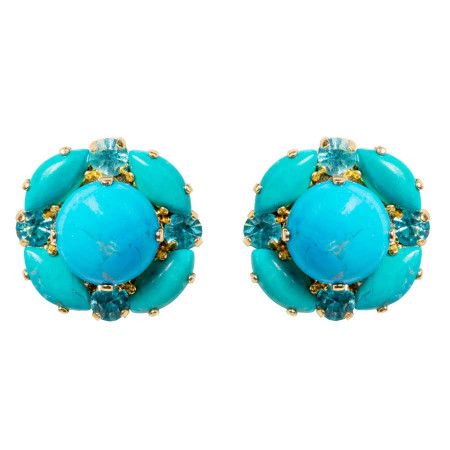 Turquoise Ohrclip