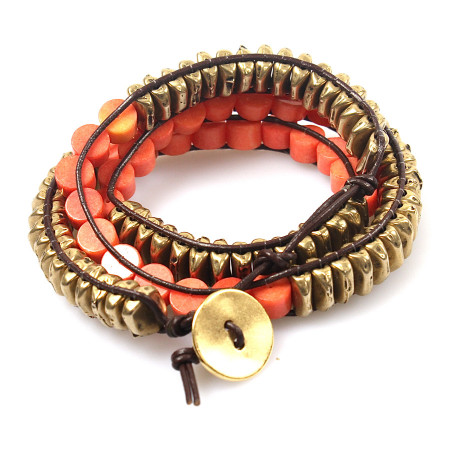 Be my Coral Bombshell Armband