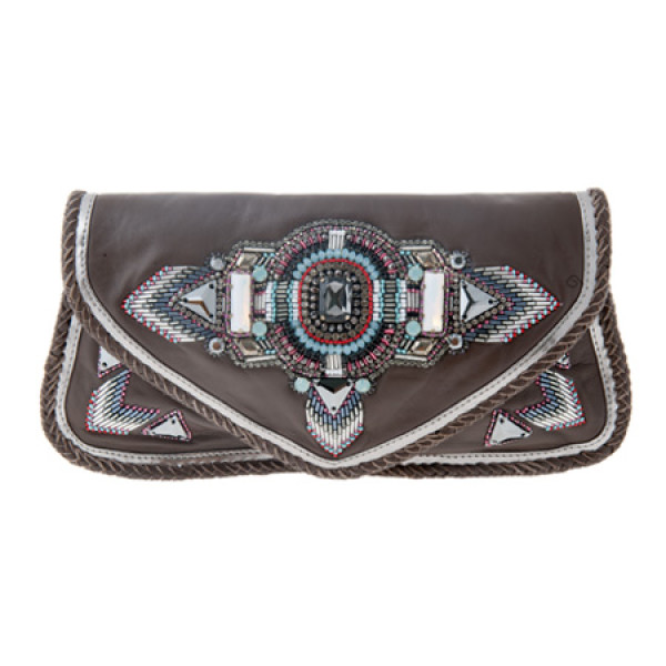 Alvina Clutch Chocolate Tasche