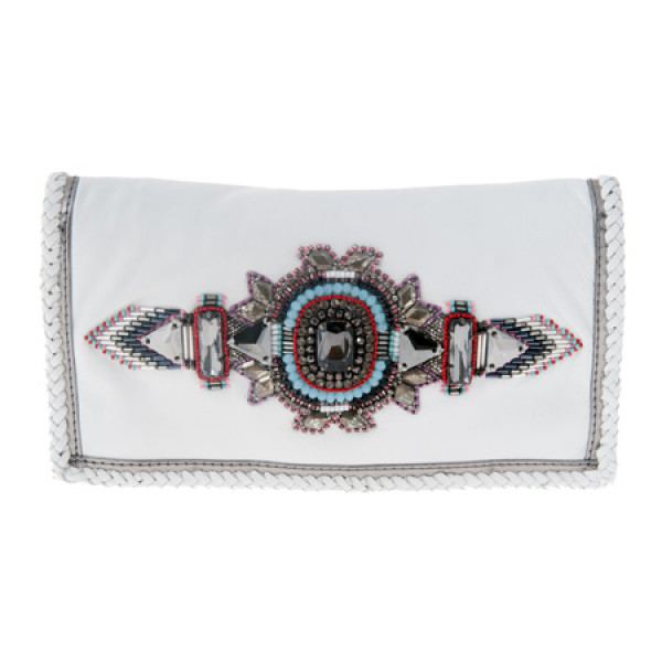 Sarita Clutch White Tasche