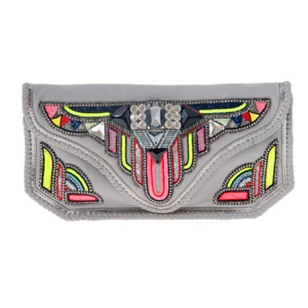 Bahia Clutch Grey Tasche