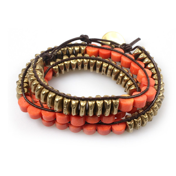 Be my Coral Bombshell Armband