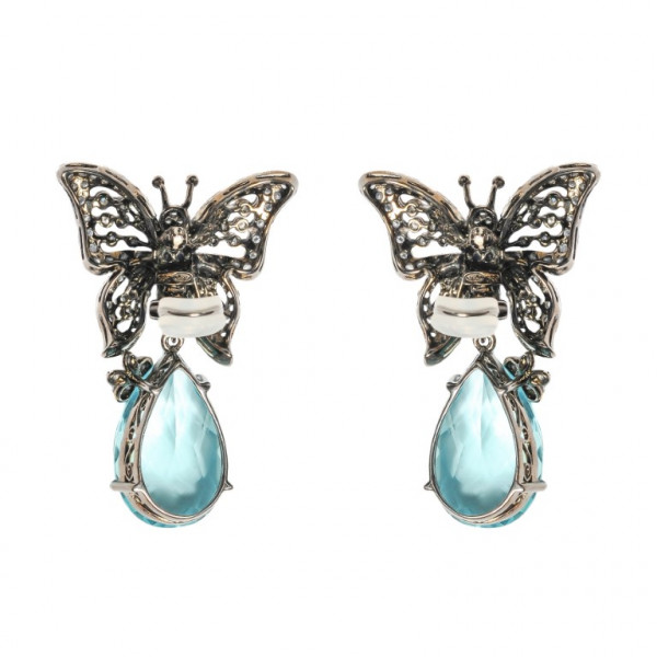 Papillon Bleu Clip